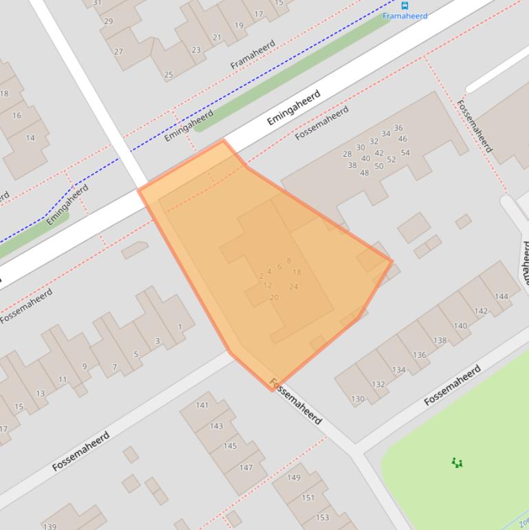 Kaart van postcodegebied 9737KE.