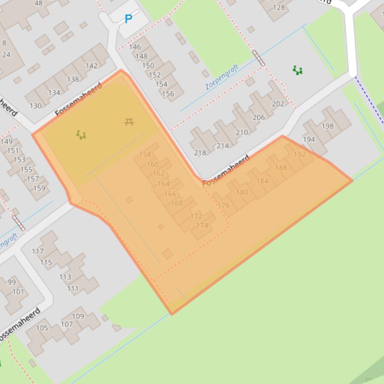 Kaart van postcodegebied 9737KL.