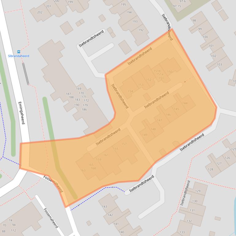 Kaart van postcodegebied 9737LN.