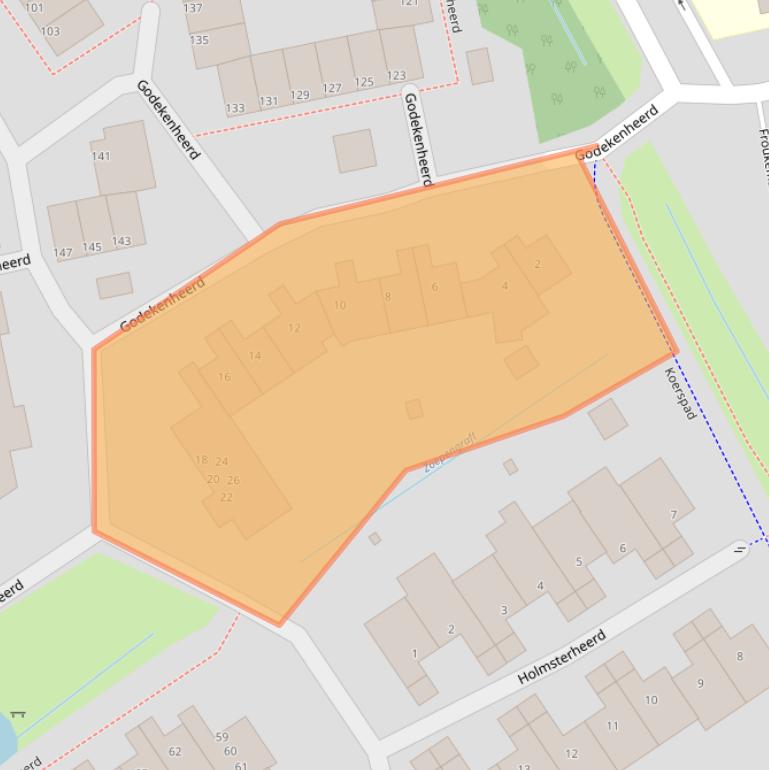 Kaart van postcodegebied 9737MD.