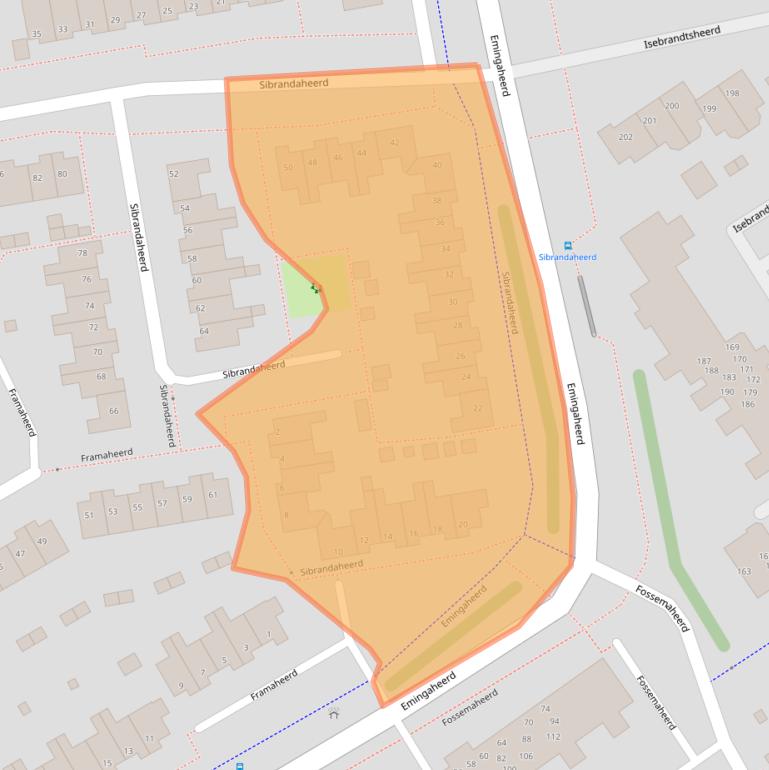 Kaart van postcodegebied 9737NS.
