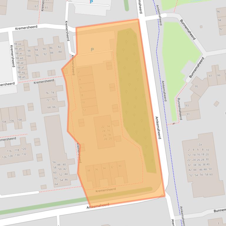 Kaart van postcodegebied 9737PA.