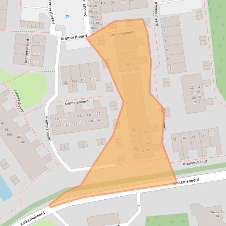 Kaart van postcodegebied 9737PB.