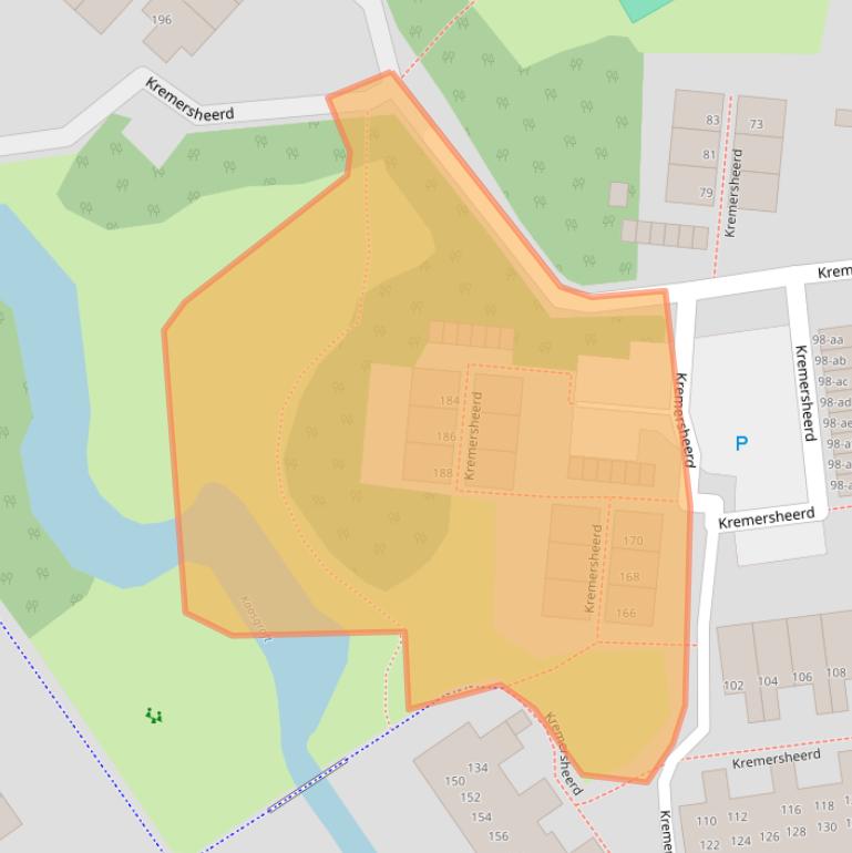 Kaart van postcodegebied 9737PG.