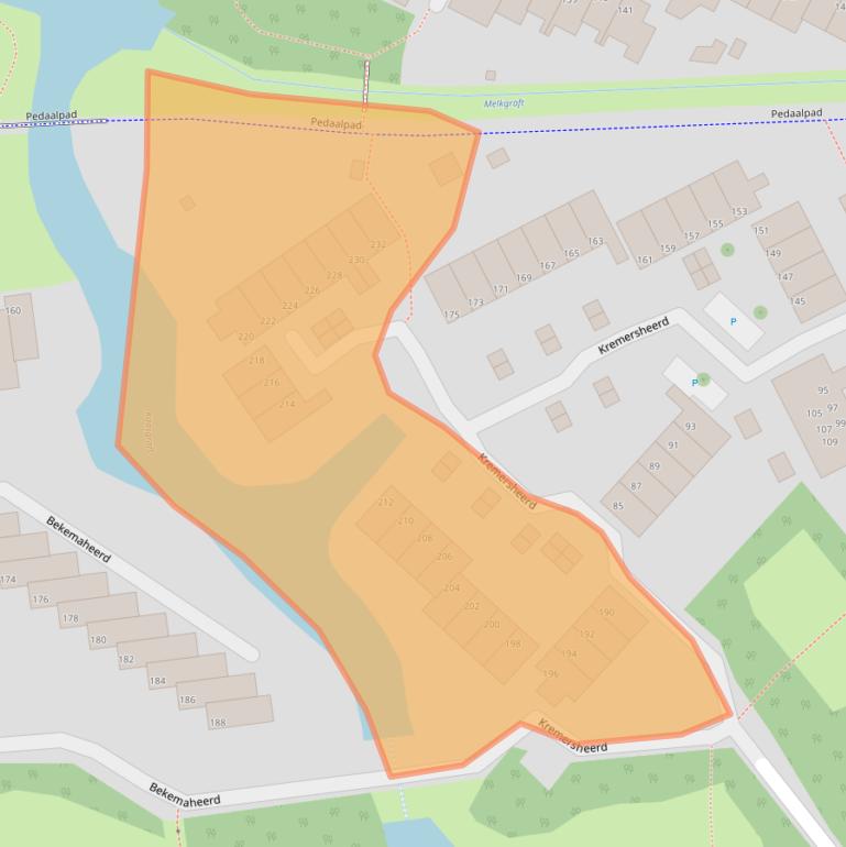 Kaart van postcodegebied 9737PH.