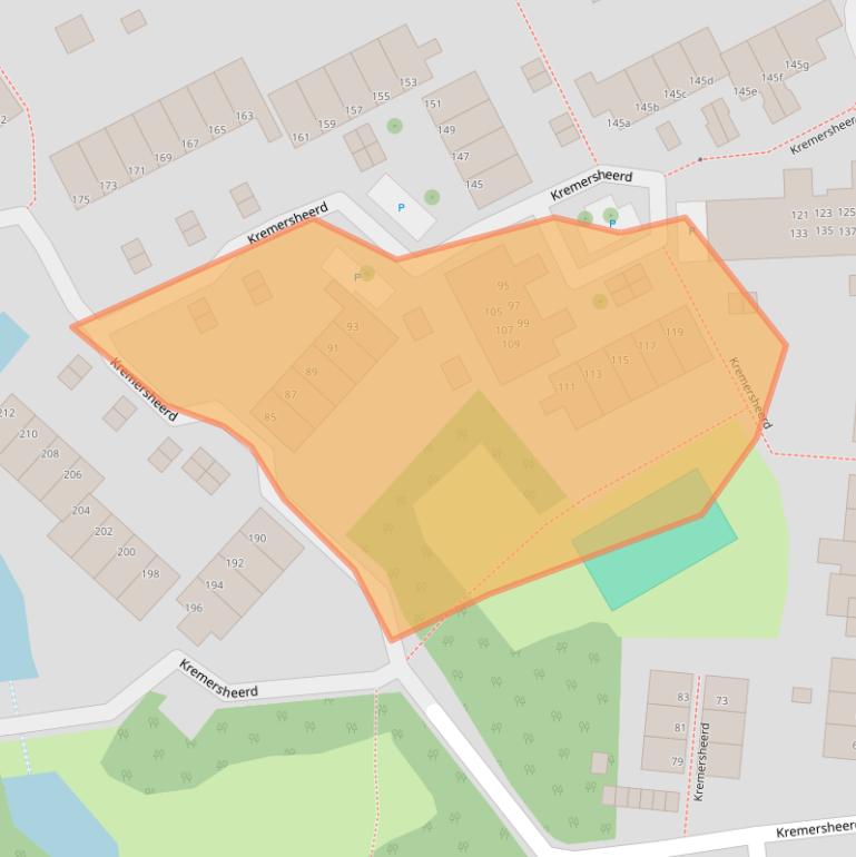 Kaart van postcodegebied 9737PL.
