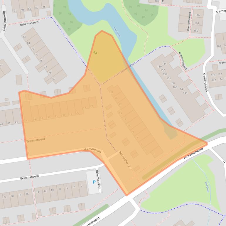 Kaart van postcodegebied 9737PP.