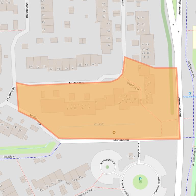 Kaart van postcodegebied 9737SW.