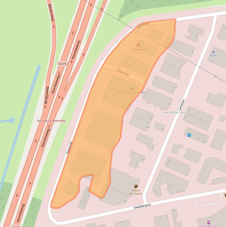 Kaart van postcodegebied 9738AM.