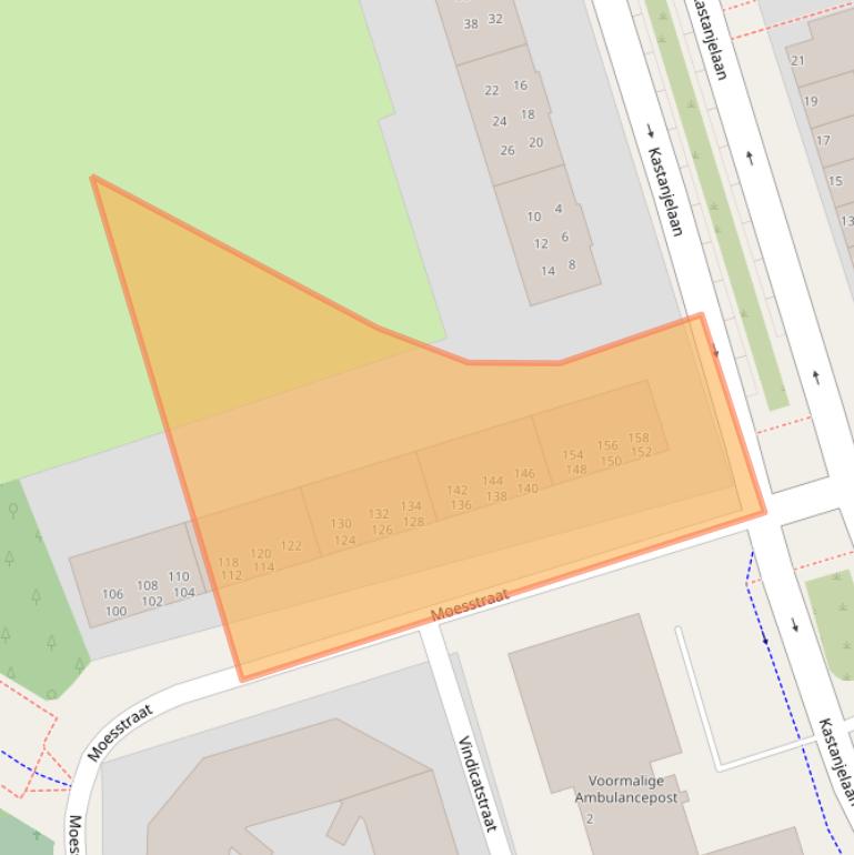 Kaart van postcodegebied 9741AD.