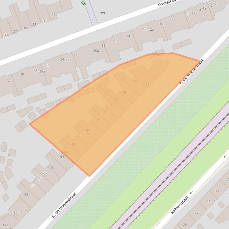 Kaart van postcodegebied 9741AG.