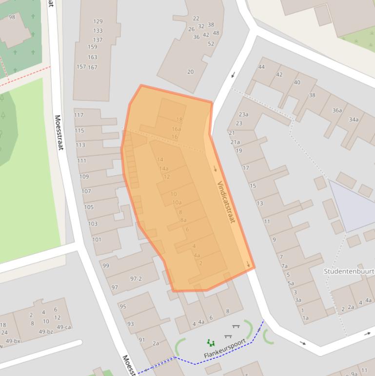 Kaart van postcodegebied 9741CL.