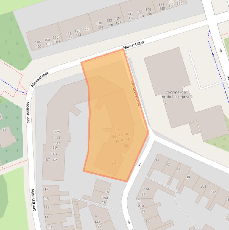 Kaart van postcodegebied 9741CZ.