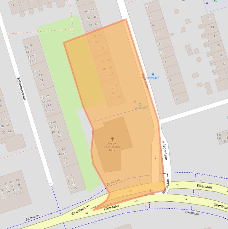 Kaart van postcodegebied 9741GC.