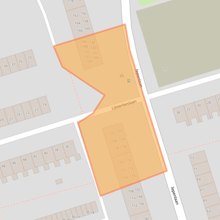 Kaart van postcodegebied 9741GG.