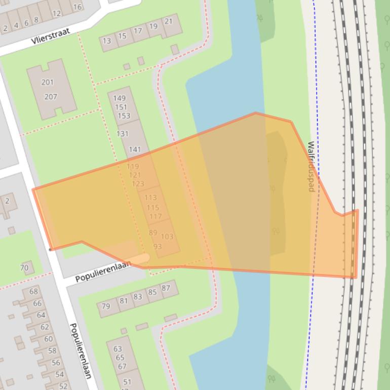 Kaart van postcodegebied 9741HC.
