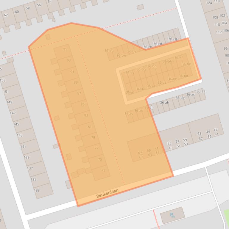Kaart van postcodegebied 9741HL.
