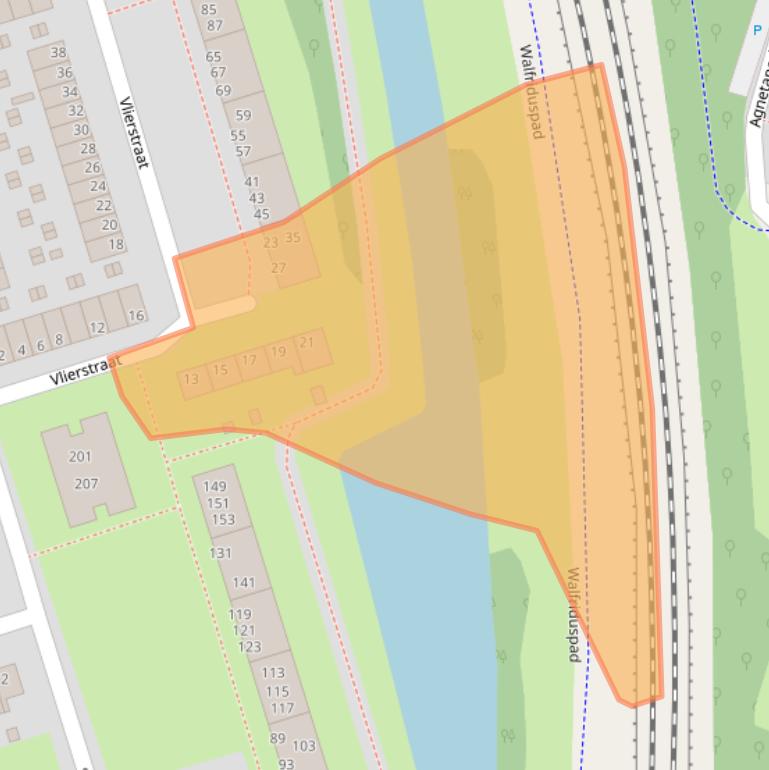 Kaart van postcodegebied 9741HT.