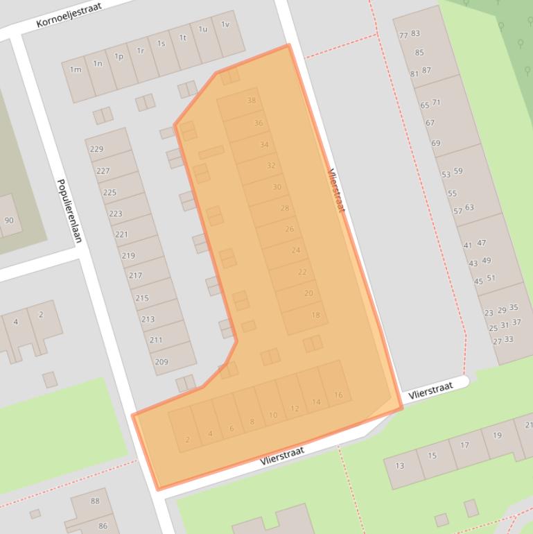 Kaart van postcodegebied 9741HW.