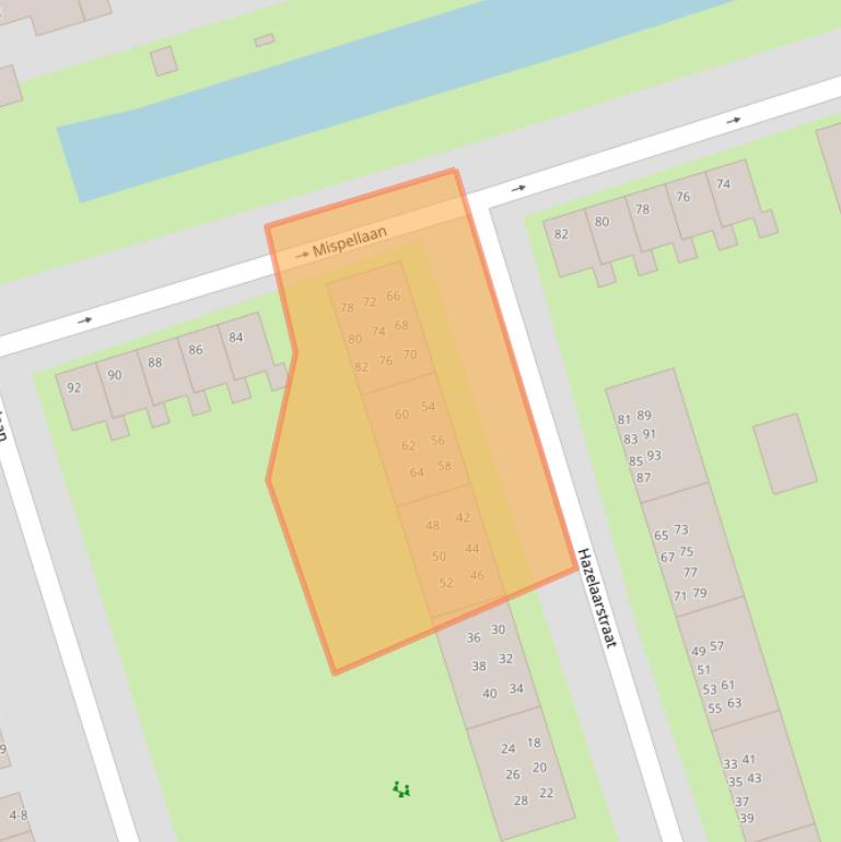 Kaart van postcodegebied 9741KT.