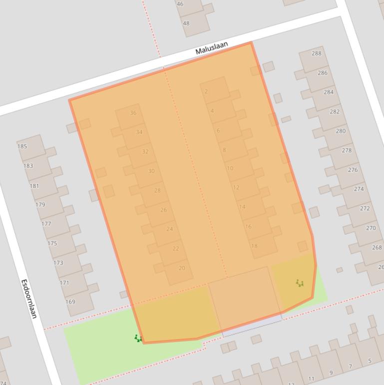 Kaart van postcodegebied 9741LL.