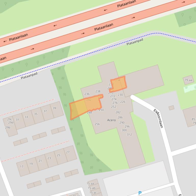 Kaart van postcodegebied 9741MC.