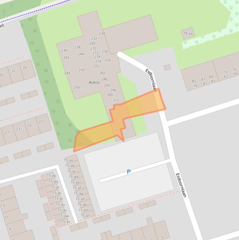 Kaart van postcodegebied 9741MK.