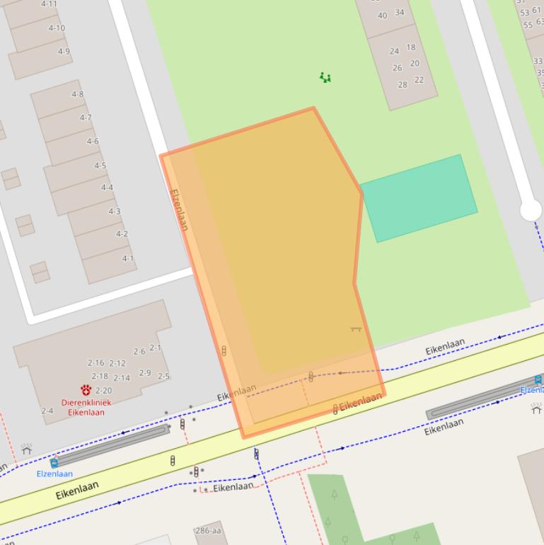 Kaart van postcodegebied 9741NA.