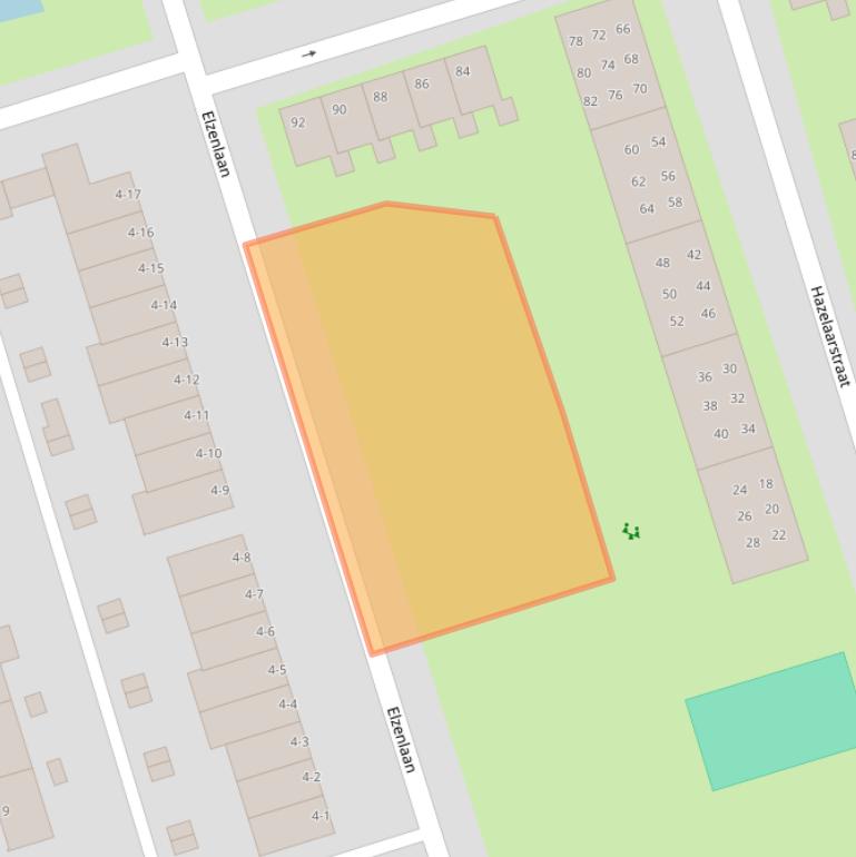 Kaart van postcodegebied 9741NB.