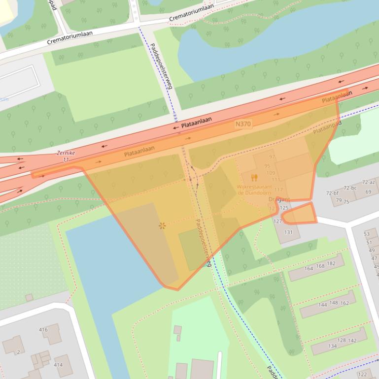 Kaart van postcodegebied 9741NP.