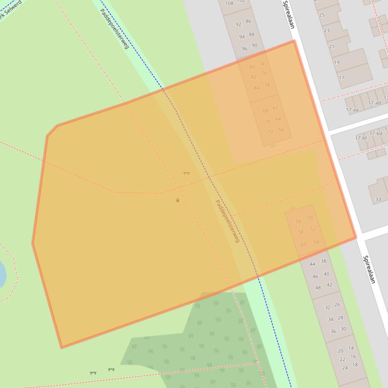 Kaart van postcodegebied 9741PD.