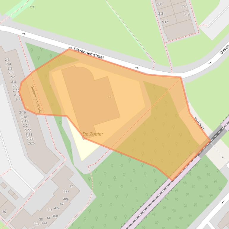 Kaart van postcodegebied 9742AH.