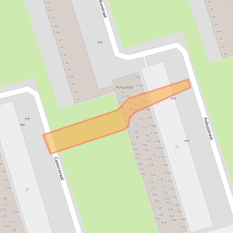 Kaart van postcodegebied 9742CB.