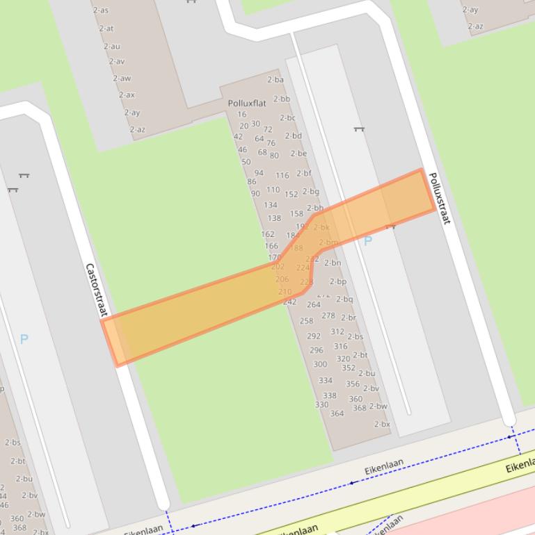 Kaart van postcodegebied 9742CE.