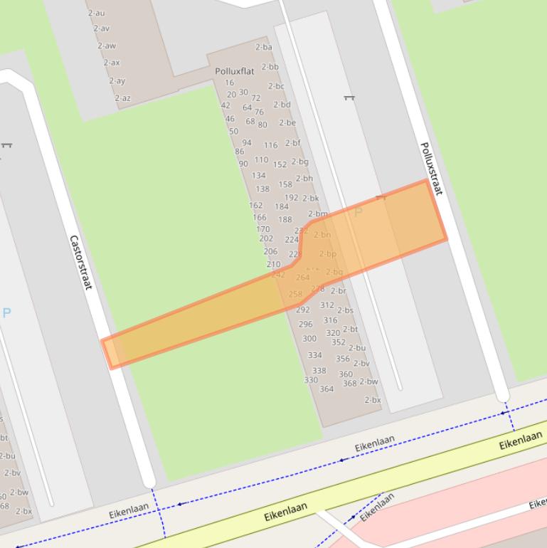 Kaart van postcodegebied 9742CG.