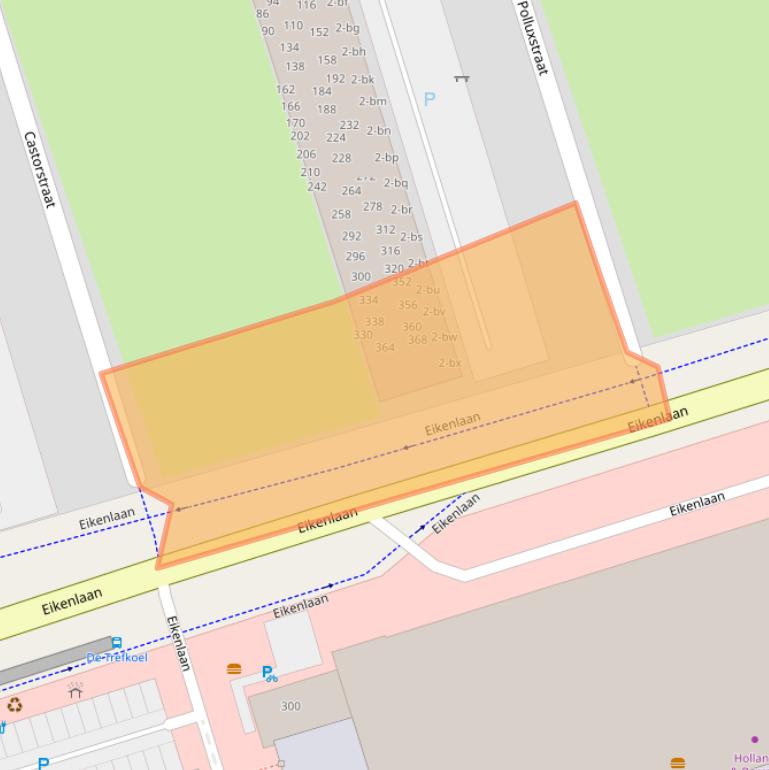 Kaart van postcodegebied 9742CJ.