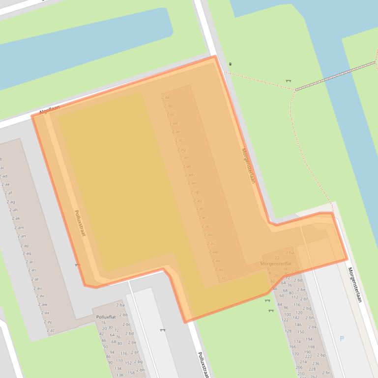 Kaart van postcodegebied 9742CK.