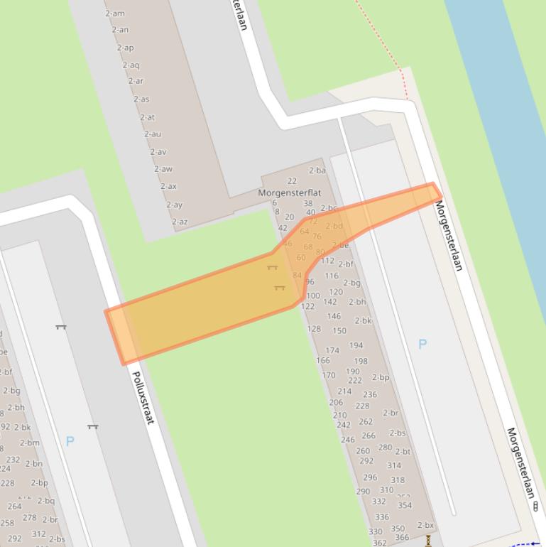 Kaart van postcodegebied 9742CL.