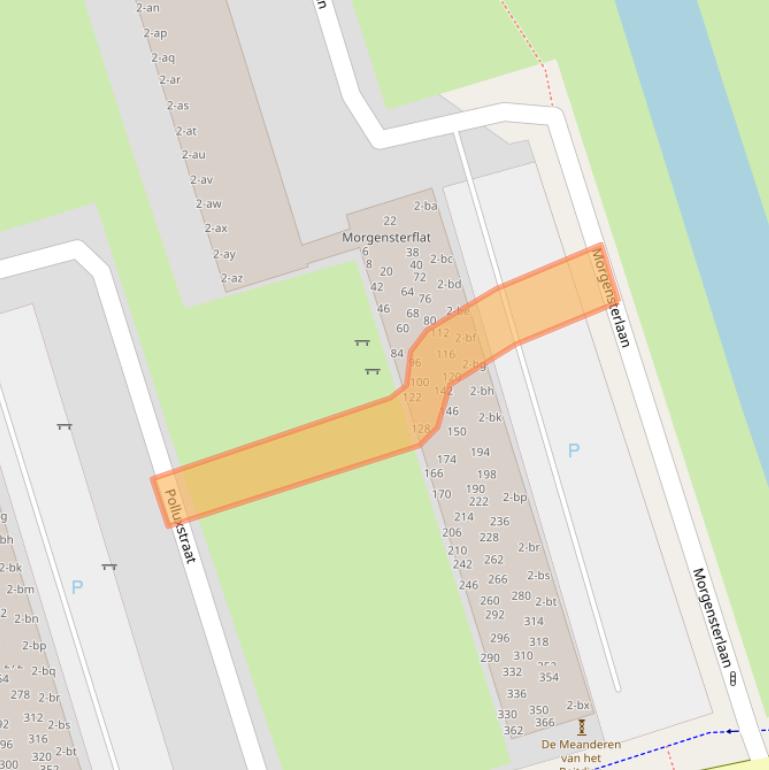 Kaart van postcodegebied 9742CM.