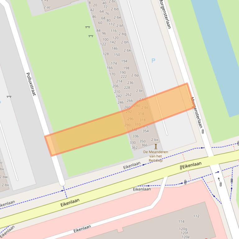 Kaart van postcodegebied 9742CS.