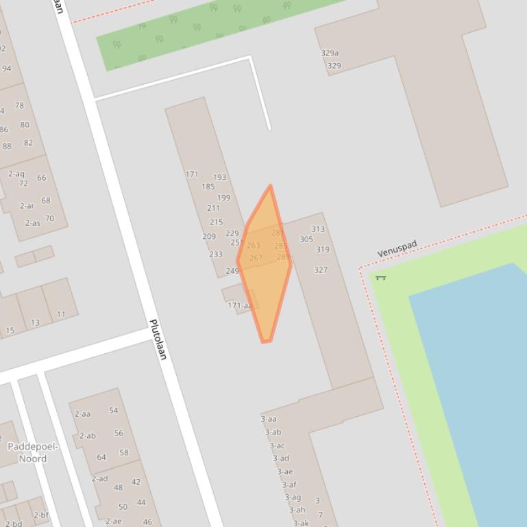 Kaart van postcodegebied 9742GH.