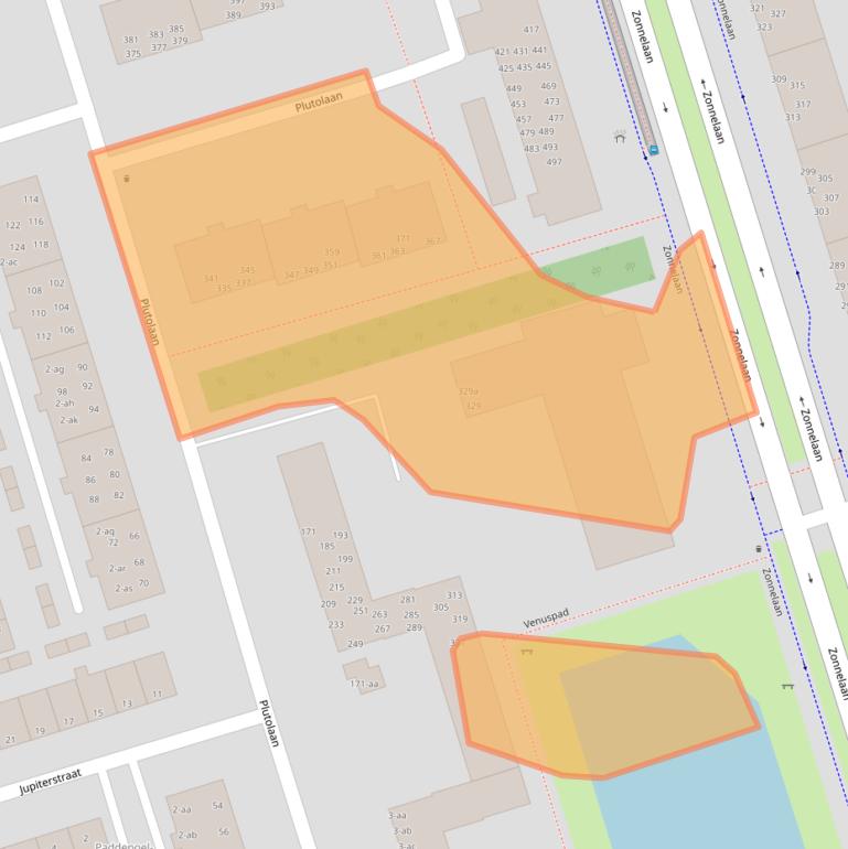 Kaart van postcodegebied 9742GK.