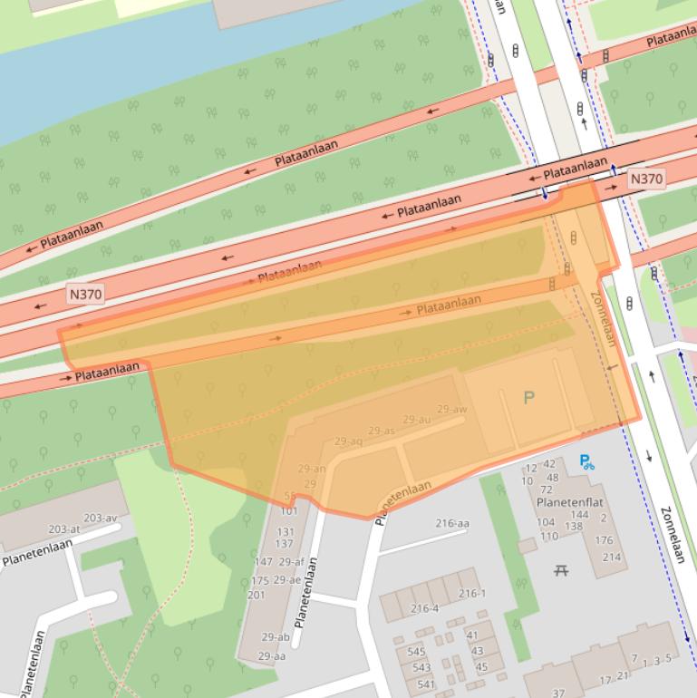 Kaart van postcodegebied 9742HB.