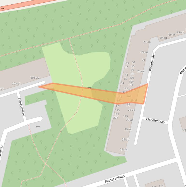 Kaart van postcodegebied 9742HE.