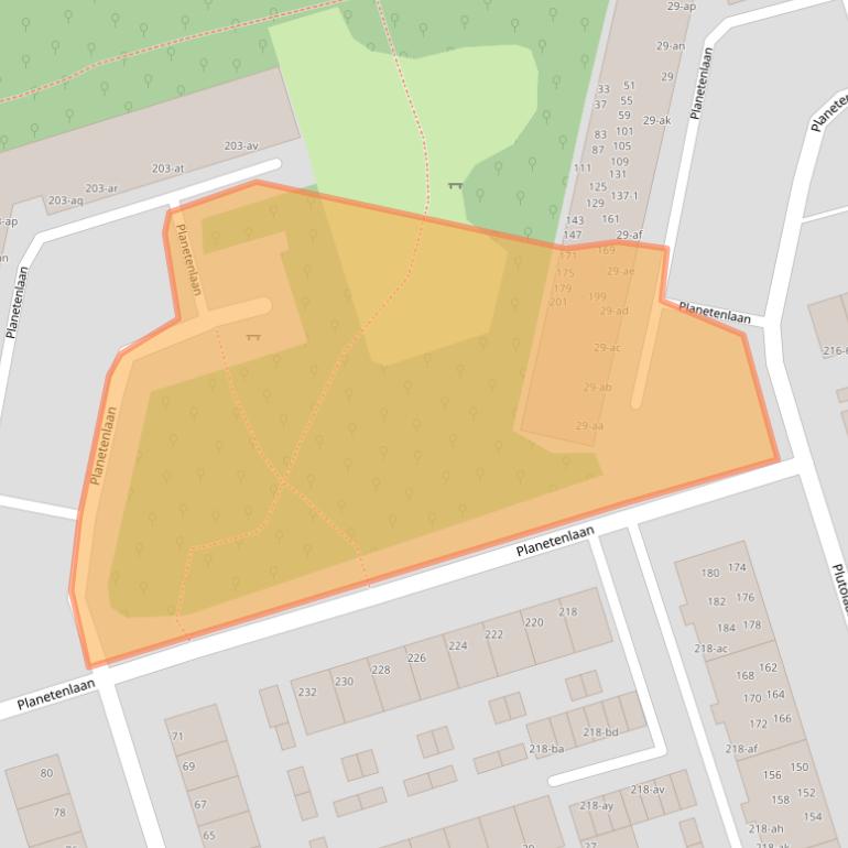 Kaart van postcodegebied 9742HG.