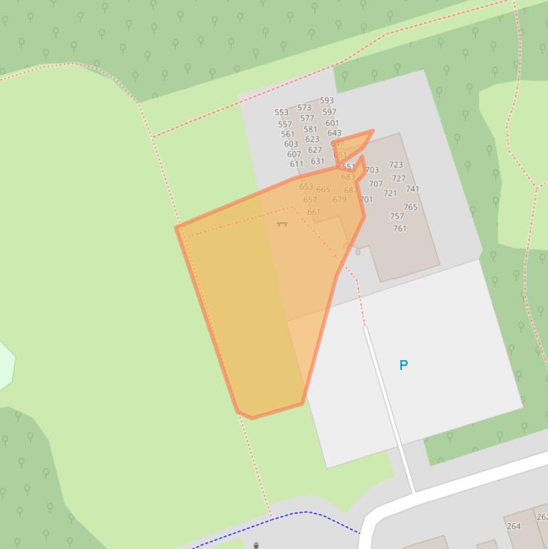 Kaart van postcodegebied 9742HX.