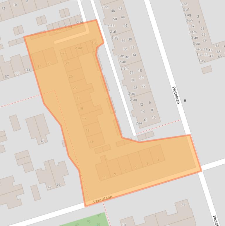 Kaart van postcodegebied 9742KH.