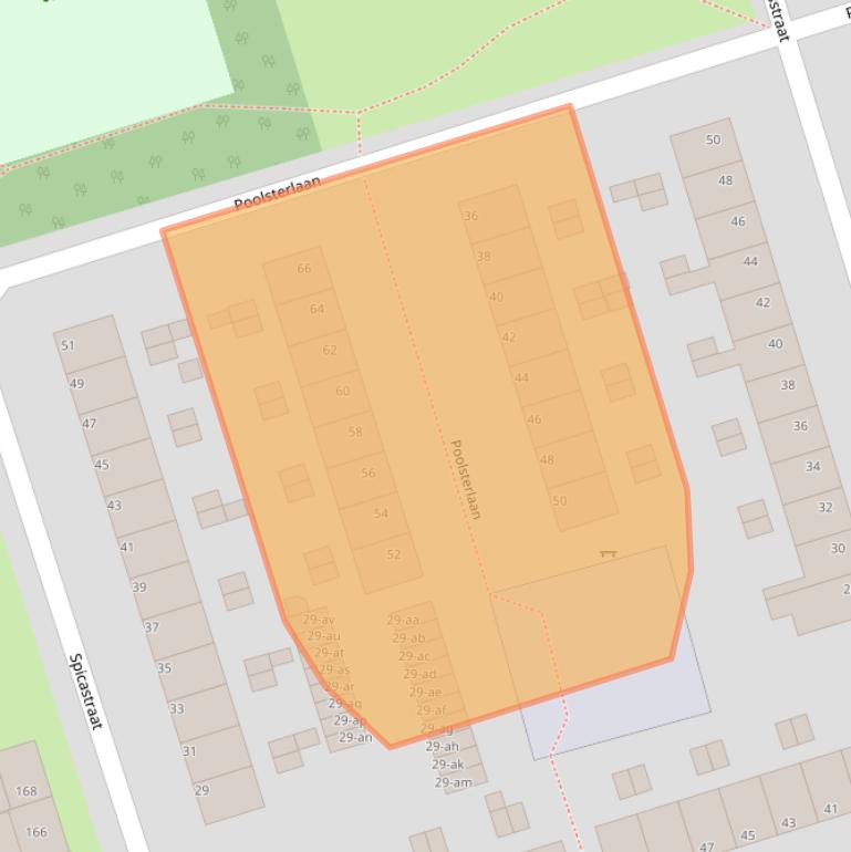 Kaart van postcodegebied 9742KS.