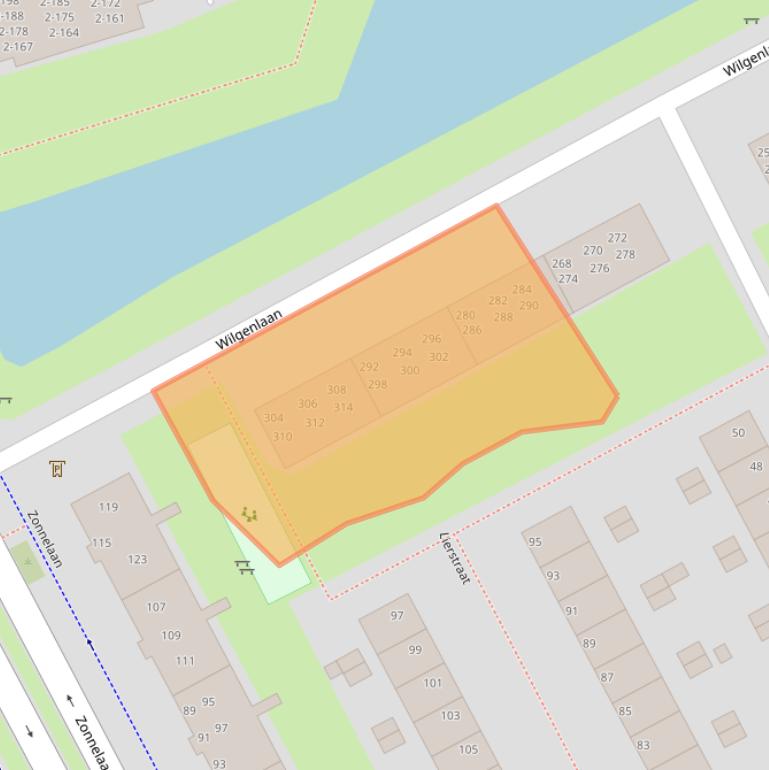 Kaart van postcodegebied 9742NV.