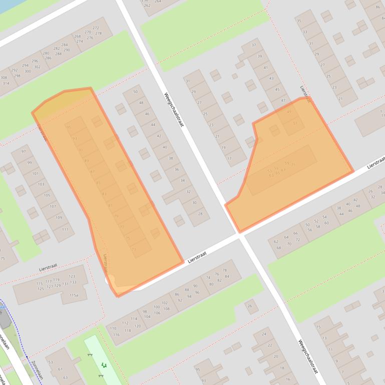 Kaart van postcodegebied 9742PB.